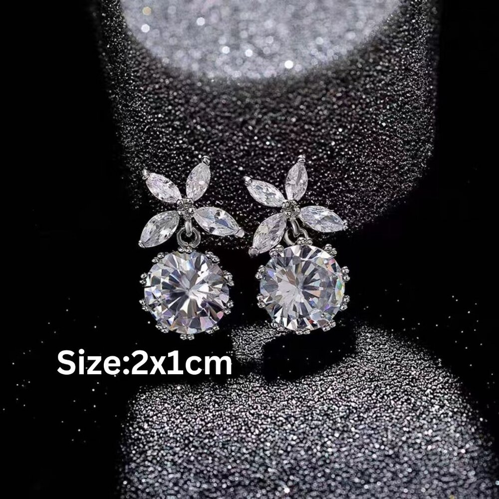 crystal earrings